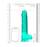 Buy REALROCK Realistic Dildo With Balls 9IN - 