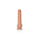 Buy REALROCK Straight Realistic Dildo with Balls - 18 cm - Tan 18 cm (7'') Dong
