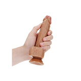 Buy REALROCK Straight Realistic Dildo with Balls - 18 cm - Tan 18 cm (7'') Dong