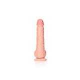 Buy REALROCK Straight Realistic Dildo with Balls - 23 cm - Flesh 23 cm (9'') Dong