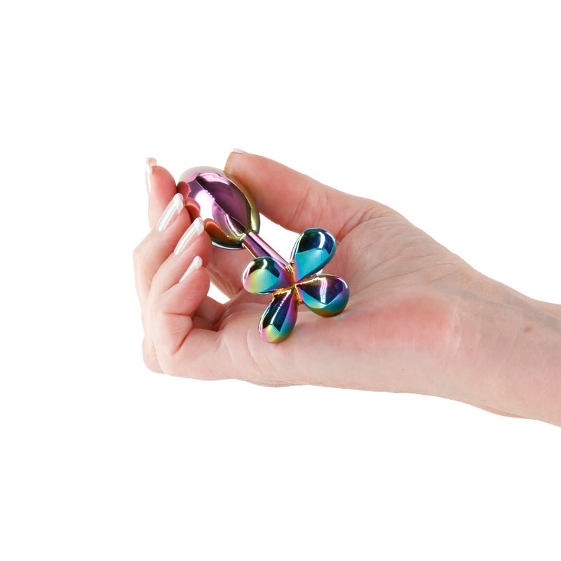 Buy Rear Assets Clover - Multicolour - Multicoloured 9.2 cm Metallic Butt Plug at NZ’s Mega Adult Toys Store. Discover premium sex toys with discreet shipping at the best price in NZ