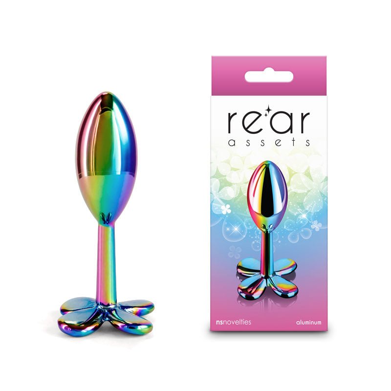 Buy Rear Assets Clover - Multicolour - Multicoloured 9.2 cm Metallic Butt Plug at NZ’s Mega Adult Toys Store. Discover premium sex toys with discreet shipping at the best price in NZ