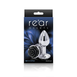 Buy Rear Assets Rose - Small - Chrome 7.6 cm Metal Butt Plug with Black Rose Base at NZ’s Mega Adult Toys Store. Discover premium sex toys with discreet shipping at the best price in NZ