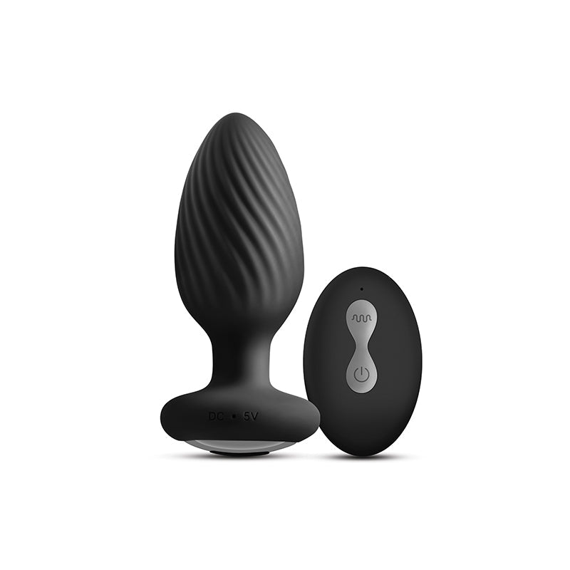 Buy Renegade Alpine 2.0 - Black 10.7 cm USB Rechargeable Gyrating Anal Plug with Remote at NZ’s Mega Adult Toys Store. Discover premium sex toys with discreet shipping at the best price in NZ