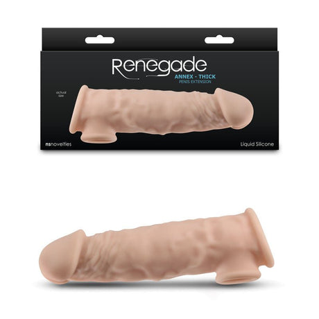 Buy Renegade Annex - Thick - Flesh - Flesh 18.6 cm Penis Extender Sleeve at Oh Joy. Discover premium sexual toys with discreet shipping at the best price in NZ