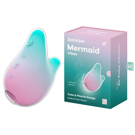 Buy Satisfyer Mermaid Vibes - Mint/Pink - Mint/Pink USB Rechargeable Air Pulse Stimulator at NZ’s Mega Adult Toys Store. Discover premium sex toys with discreet shipping at the best price in NZ
