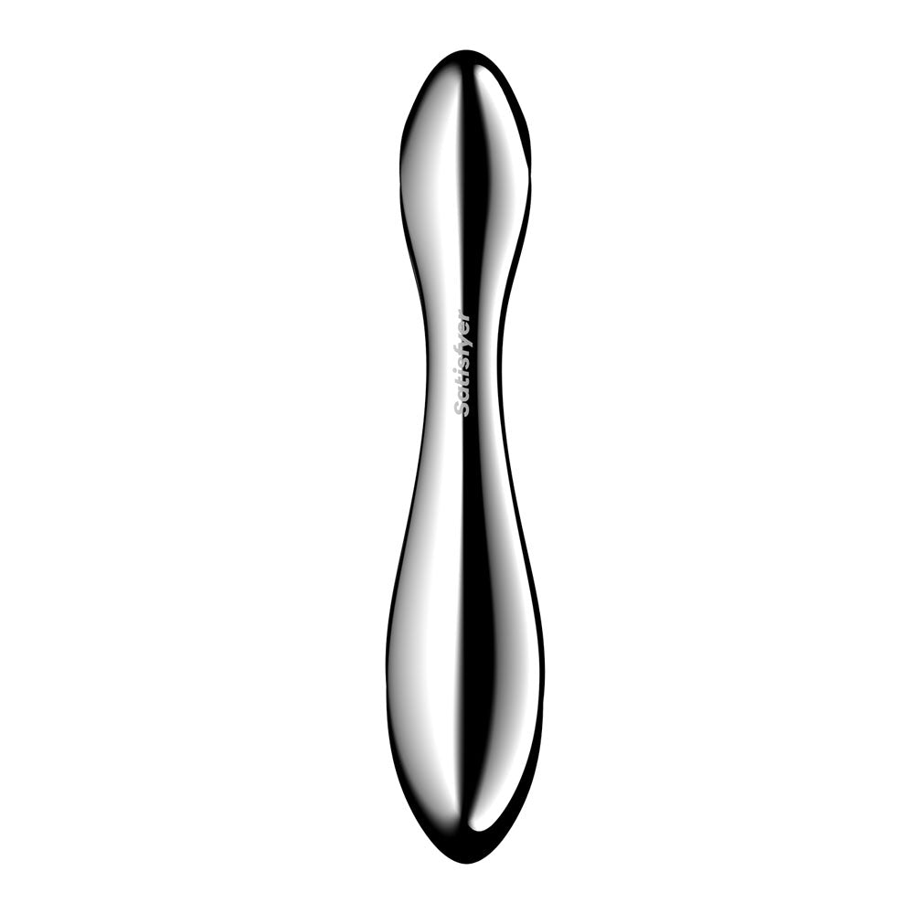 Buy Satisfyer Pure Gravity 2 - Chrome Steel 21 cm Dildo