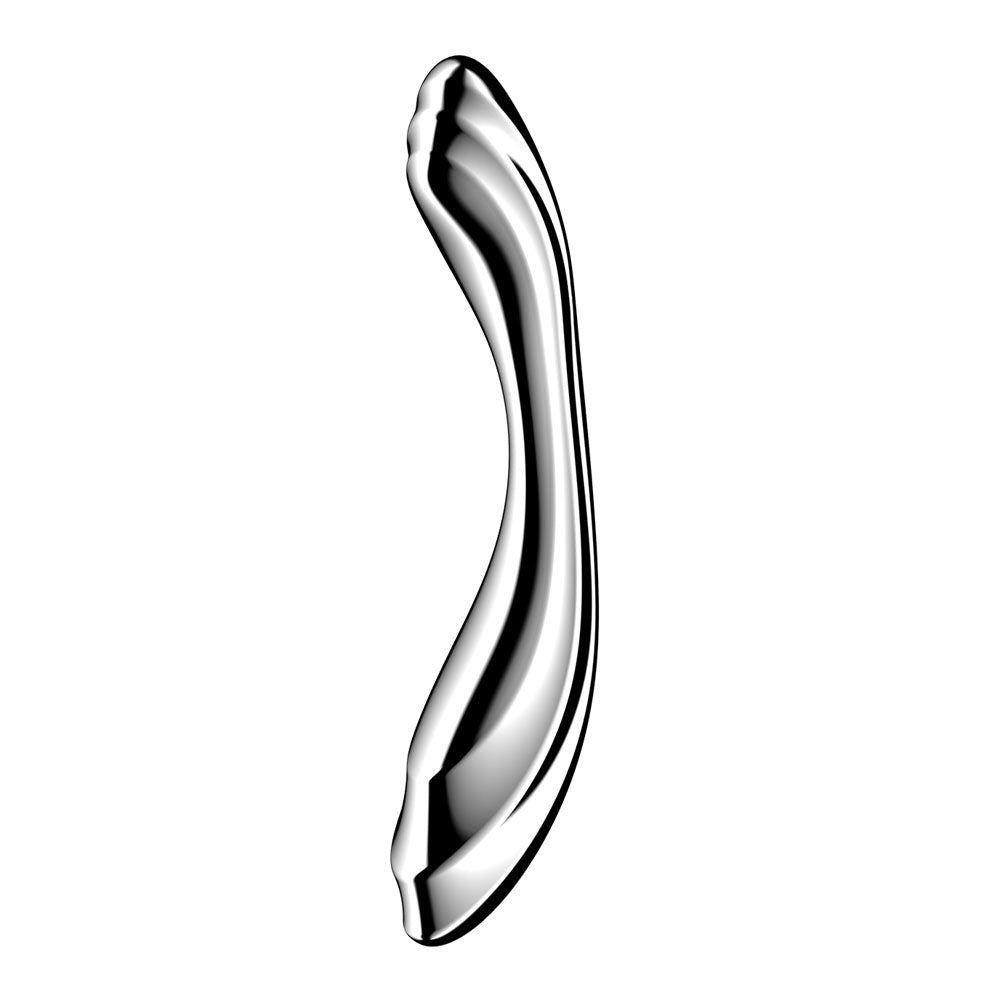 Buy Satisfyer Pure Gravity 2 - Chrome Steel 21 cm Dildo