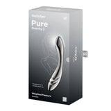 Buy Satisfyer Pure Gravity 3 - Chrome Steel 21 cm Dildo