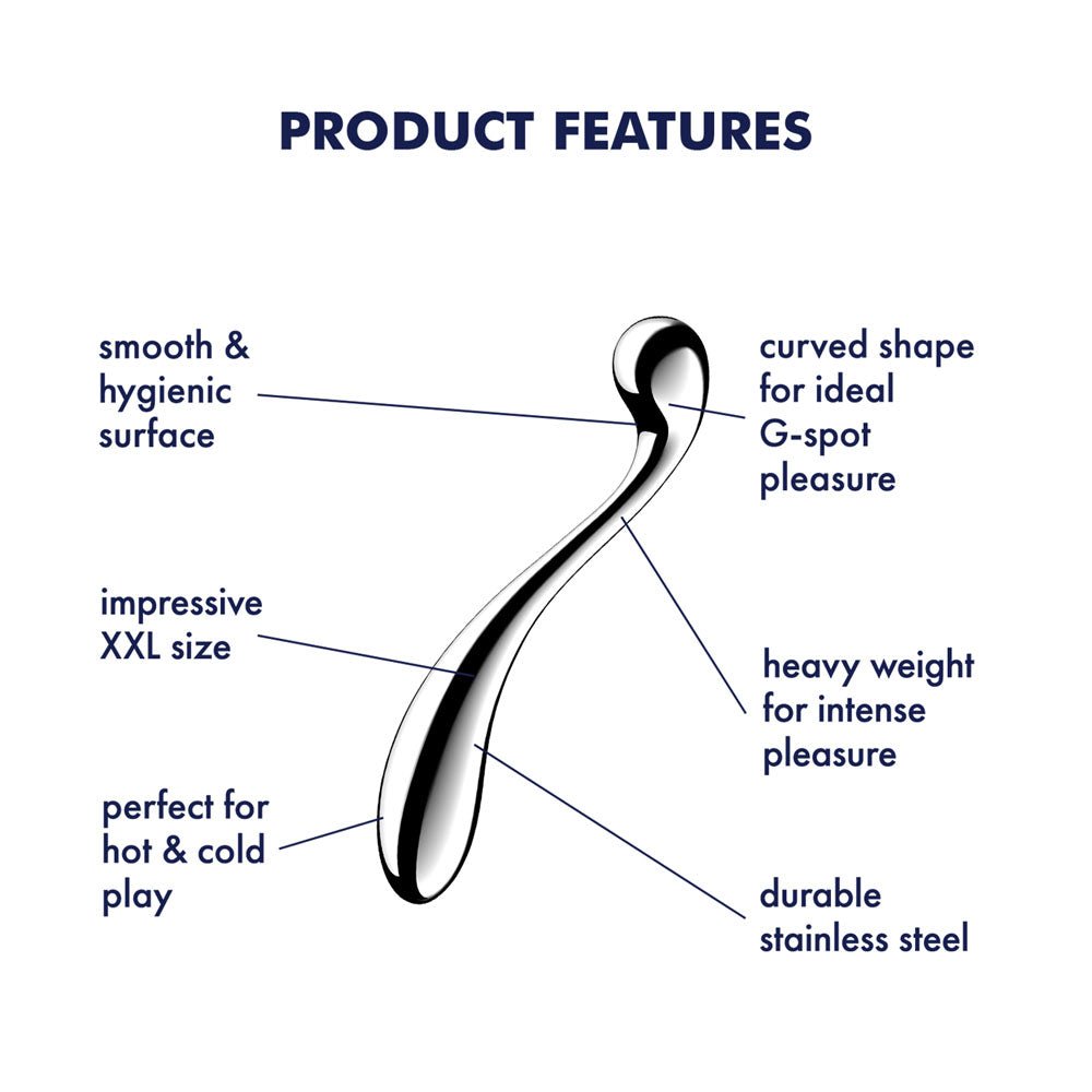 Buy Satisfyer Star Force 4 - Chrome Steel 26 cm Dildo