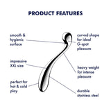 Buy Satisfyer Star Force 4 - Chrome Steel 26 cm Dildo