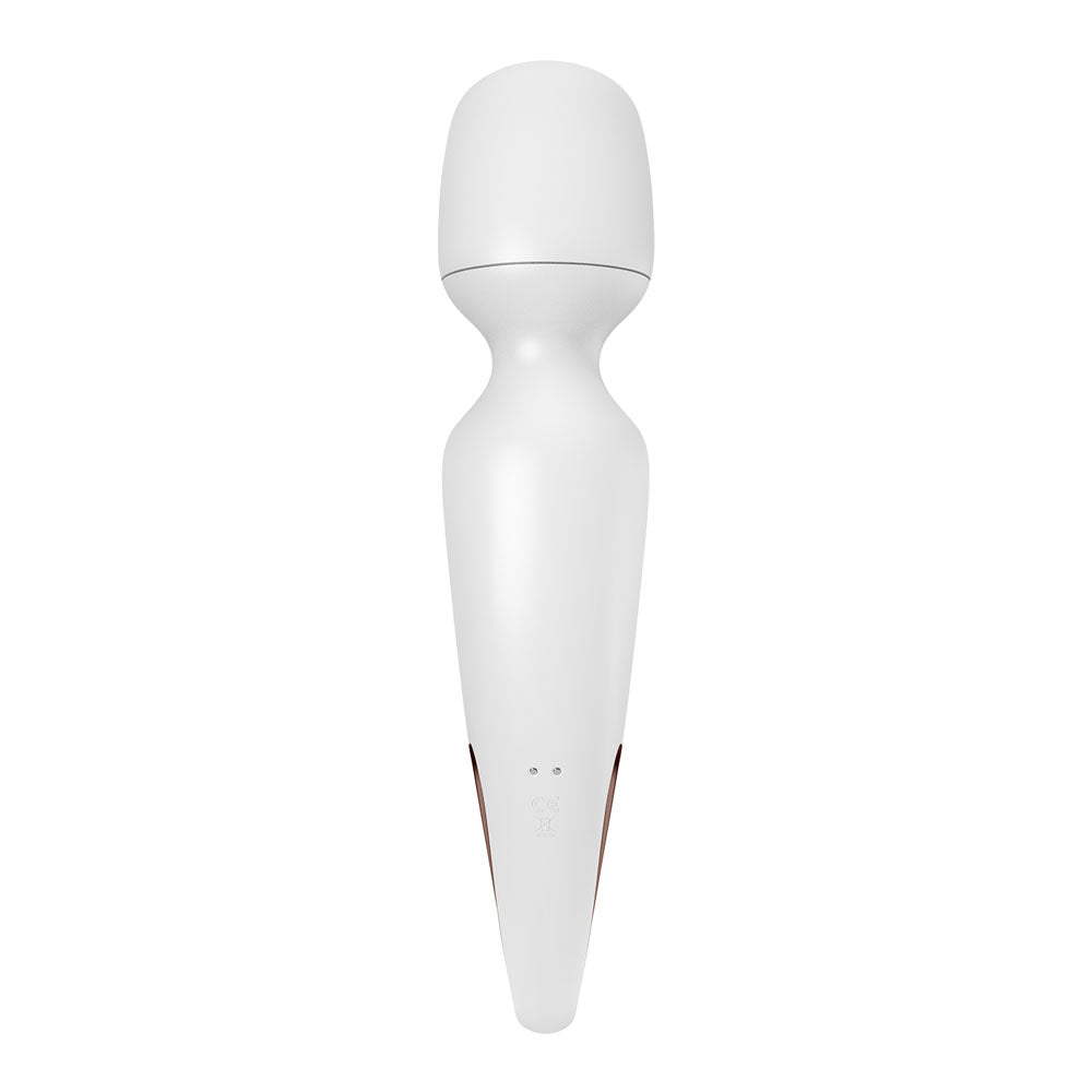 Buy Satisfyer Wand - erland - White - White/Rose Gold USB Rechargeable Massage Wand