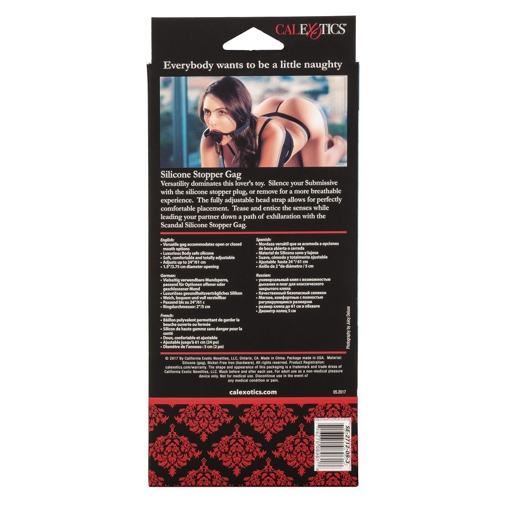 Buy Scandal Silicone Stopper Gag at Oh Joy. Discover premium sexual toys with discreet shipping at the best price in NZ