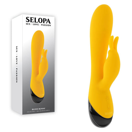Buy Selopa BUZZZ BUNNY - Yellow 19.7 cm USB Rechargeable Rabbit Vibrator at Oh Joy. Discover premium sexual toys with discreet shipping at the best price in NZ