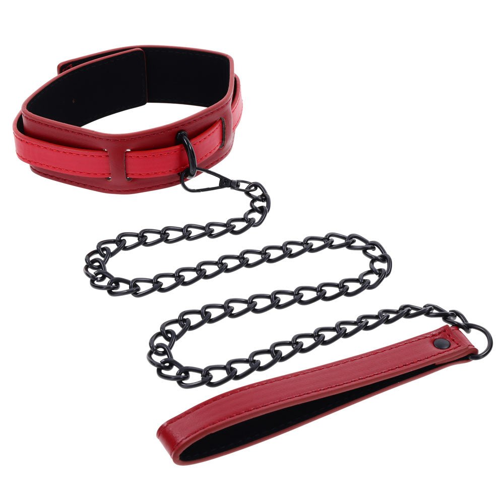 Buy S&M Exs & Ohs Collar and Leash - Red Neck Restraint at Oh Joy. Discover premium sexual toys with discreet shipping at the best price in NZ