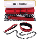 Buy S&M Exs & Ohs Collar and Leash - Red Neck Restraint at Oh Joy. Discover premium sexual toys with discreet shipping at the best price in NZ