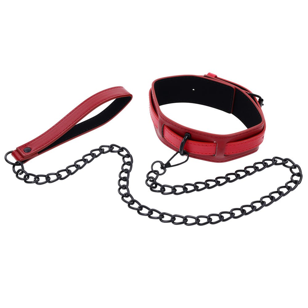 Buy S&M Exs & Ohs Collar and Leash - Red Neck Restraint at Oh Joy. Discover premium sexual toys with discreet shipping at the best price in NZ