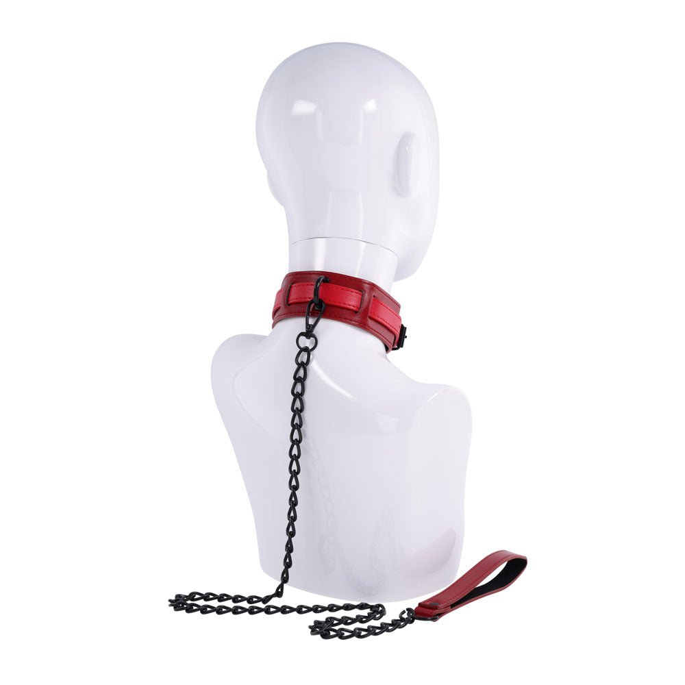 Buy S&M Exs & Ohs Collar and Leash - Red Neck Restraint at Oh Joy. Discover premium sexual toys with discreet shipping at the best price in NZ