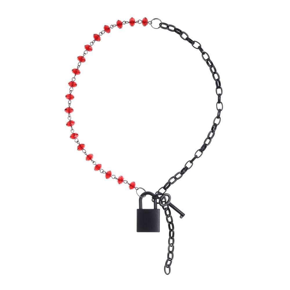 Buy S&M Exs & Ohs Crystal Day Collar - Red/Black Collar Jewellery at Oh Joy. Discover premium sexual toys with discreet shipping at the best price in NZ