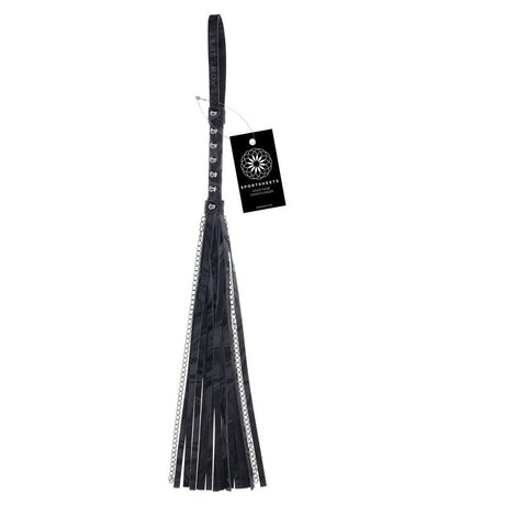 Buy SPORTSHEETS Velvet Noir Chain Flogger - Black 43 cm Flogger Whip at Oh Joy. Discover premium sexual toys with discreet shipping at the best price in NZ