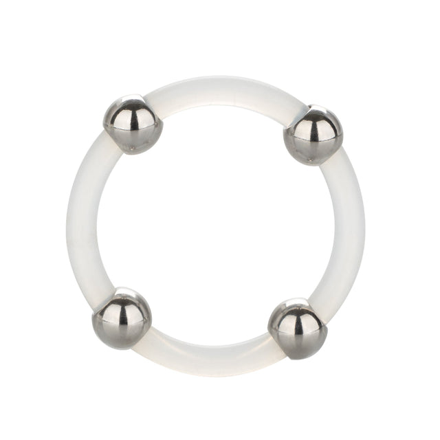 Buy Steel Beaded Silicone Ring - Large at Oh Joy. Discover premium sexual toys with discreet shipping at the best price in NZ