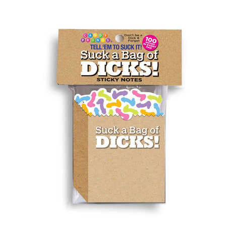 Buy Suck A Bag Of Dicks! Sticky Notes - Novelty Sticky Notes - 100 Pack