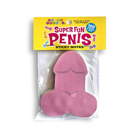 Buy Super Fun Penis Sticky Notes - Multi Coloured Novelty Sticky Notes - 100 Pack