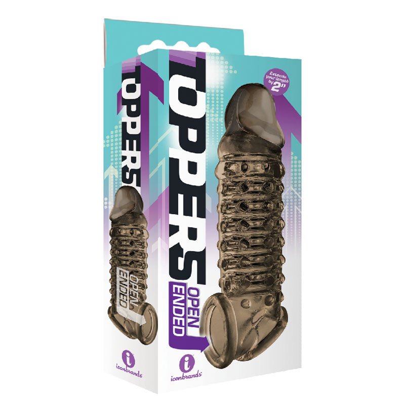 Buy The 9's Toppers Open Ended - Smoke Penis Extension Sleeve at NZ’s Mega Adult Toys Store. Discover premium sex toys with discreet shipping at the best price in NZ