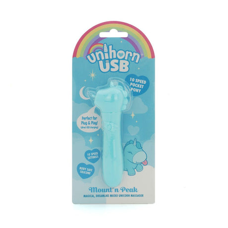 Buy Unihorn - USB Bullet - Mount'n Peak - Teal USB Rechargeable Vibrating Bullet at Oh Joy. Discover premium sexual toys with discreet shipping at the best price in NZ
