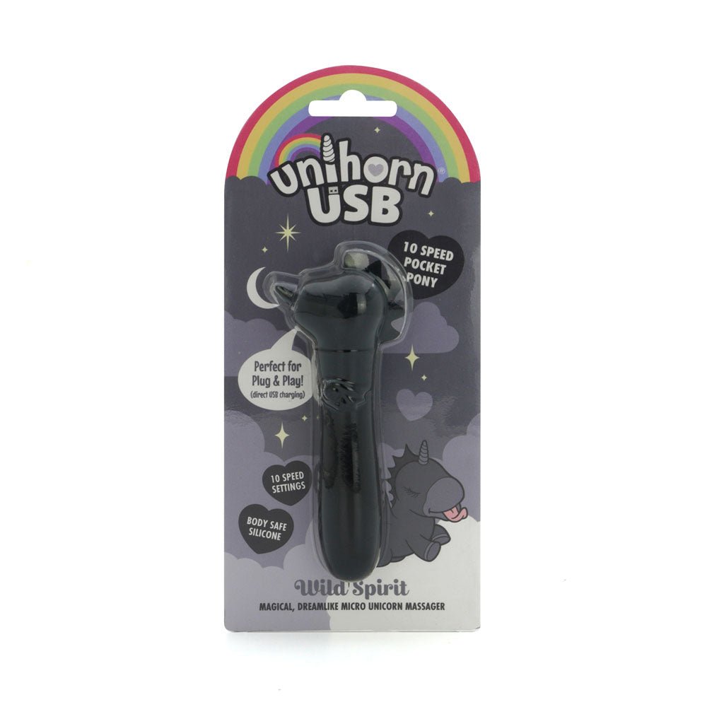 Buy Unihorn - USB Bullet - Wild Spirit - Black USB Rechargeable Vibrating Bullet at Oh Joy. Discover premium sexual toys with discreet shipping at the best price in NZ