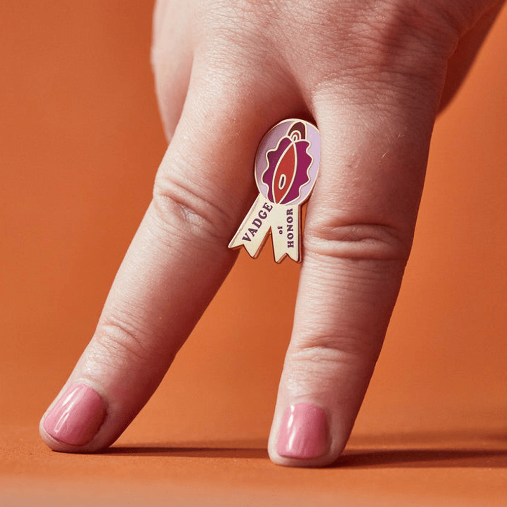 Buy Vadge Of Honor Enamel Pin at Oh Joy. Discover premium sexual toys with discreet shipping at the best price in NZ