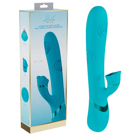 Buy VIVE Fiore - Blue 25 cm USB Rechargeable Tapping Rabbit Vibrator at Oh Joy. Discover premium sexual toys with discreet shipping at the best price in NZ
