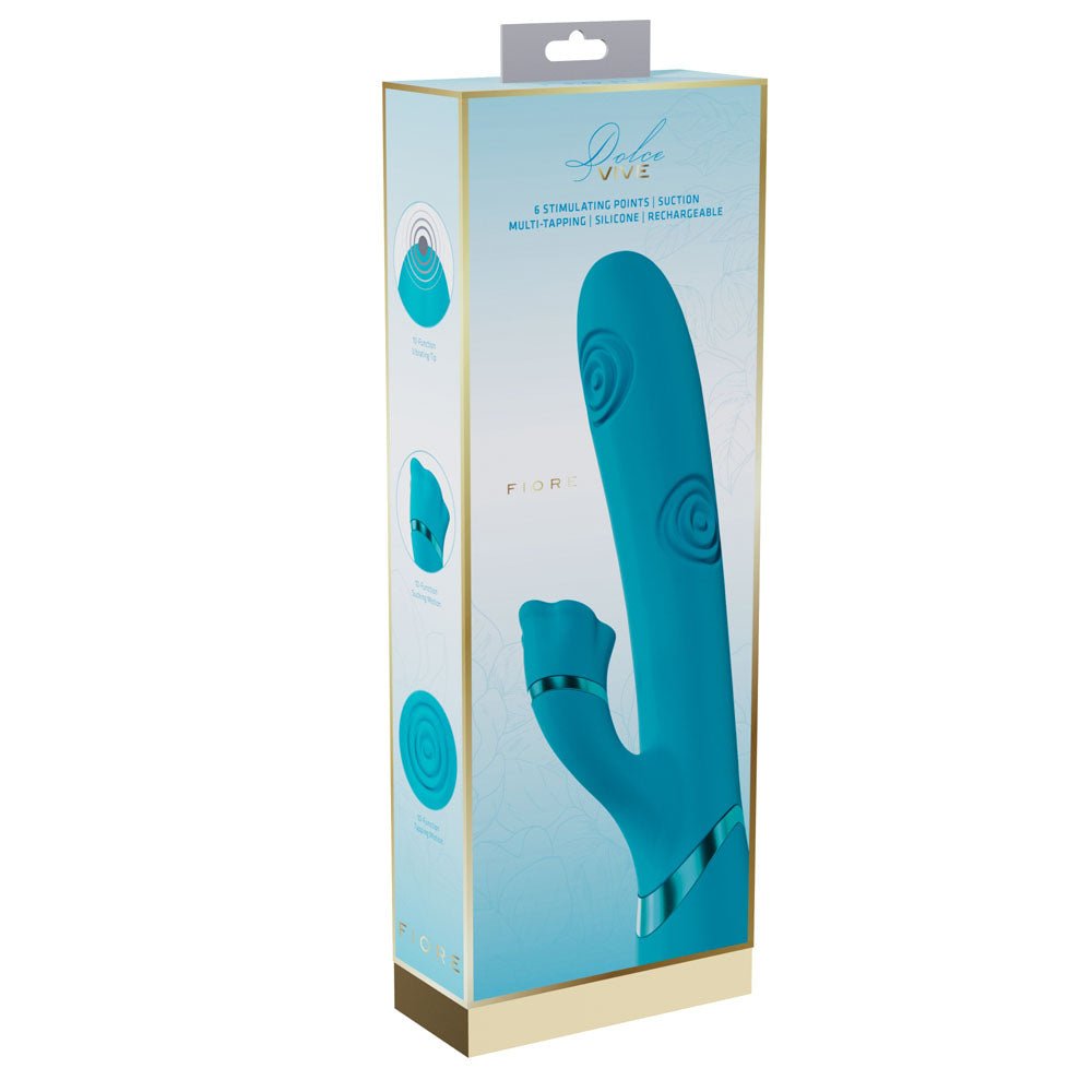 Buy VIVE Fiore - Blue 25 cm USB Rechargeable Tapping Rabbit Vibrator at Oh Joy. Discover premium sexual toys with discreet shipping at the best price in NZ