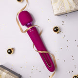 Buy VIVE Kiku - Pink - Pink 25.2 cm USB Rechargeable Dual End Massage Wand with Flapping Tip