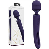 Buy VIVE Kiku - Purple - Purple 25.2 cm USB Rechargeable Dual End Massage Wand with Flapping Tip