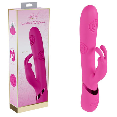 Buy VIVE Mimi - Pink - Pink 25 cm USB Rechargeable Vibrating & Tapping Rabbit Vibrator at Oh Joy. Discover premium sexual toys with discreet shipping at the best price in NZ