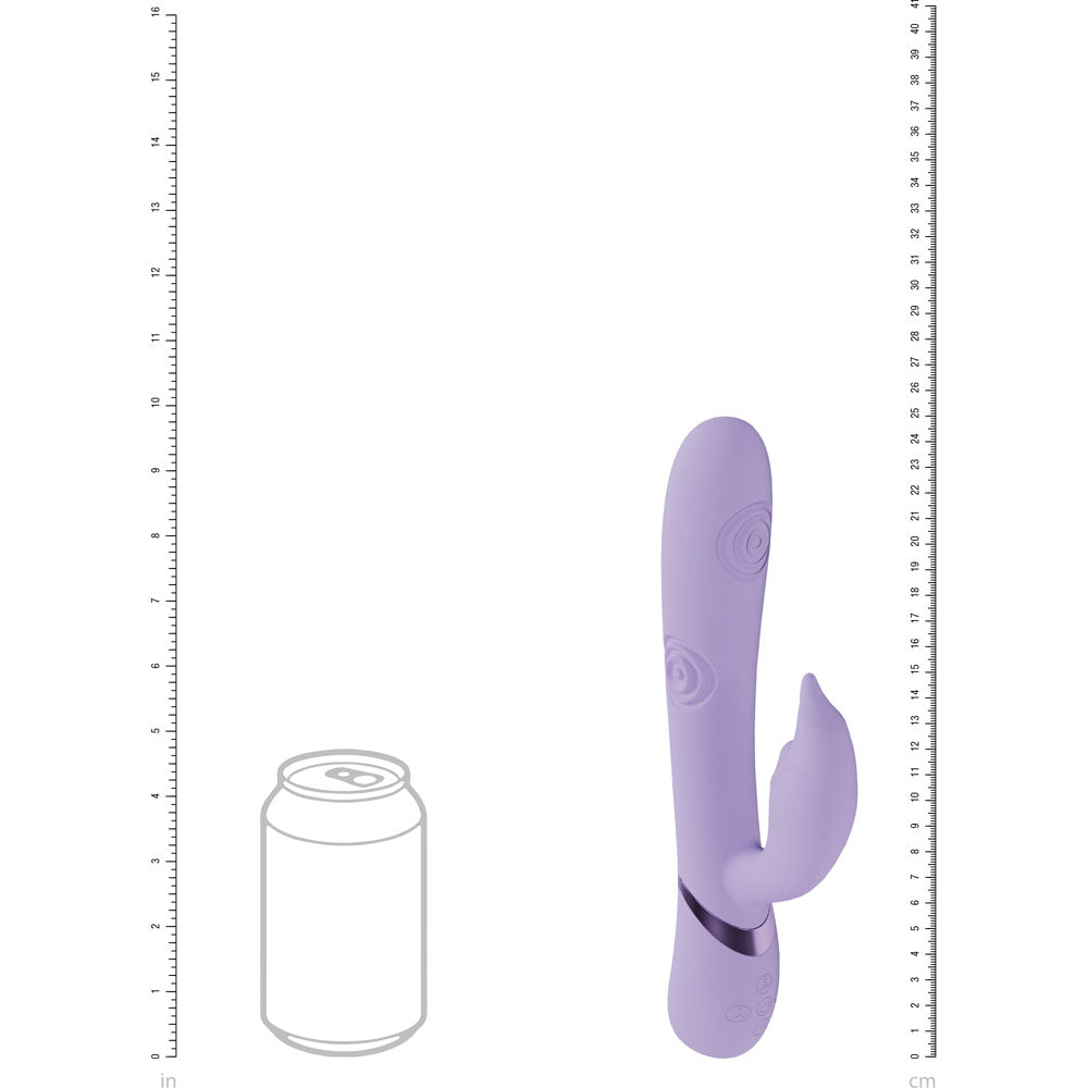 Buy VIVE Pallina - Purple - Purple 25 cm USB Rechargeable Tapping Rabbit Vibrator at Oh Joy. Discover premium sexual toys with discreet shipping at the best price in NZ