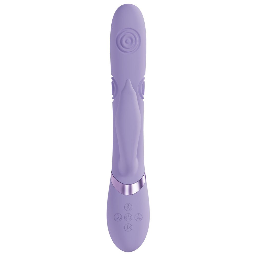 Buy VIVE Pallina - Purple - Purple 25 cm USB Rechargeable Tapping Rabbit Vibrator at Oh Joy. Discover premium sexual toys with discreet shipping at the best price in NZ