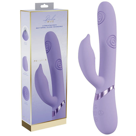 Buy VIVE Pallina - Purple - Purple 25 cm USB Rechargeable Tapping Rabbit Vibrator at Oh Joy. Discover premium sexual toys with discreet shipping at the best price in NZ
